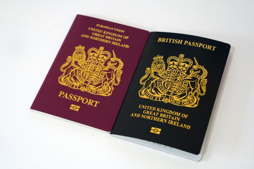 Pre-Brexit and Post-Brexit UK passports